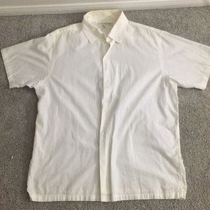 Banana Republic Men’s White Button-Down Shirt